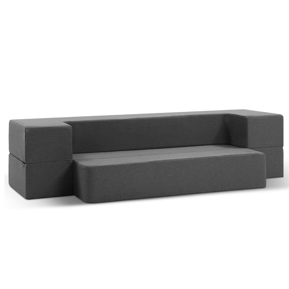 Lori Lounger / Sofa Bed - Grey- Linen