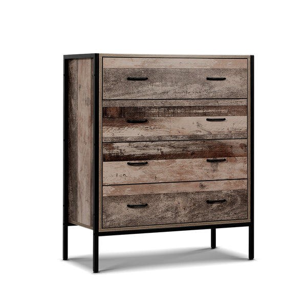Chest of Drawers / Tallboy -Industrial - Rustic