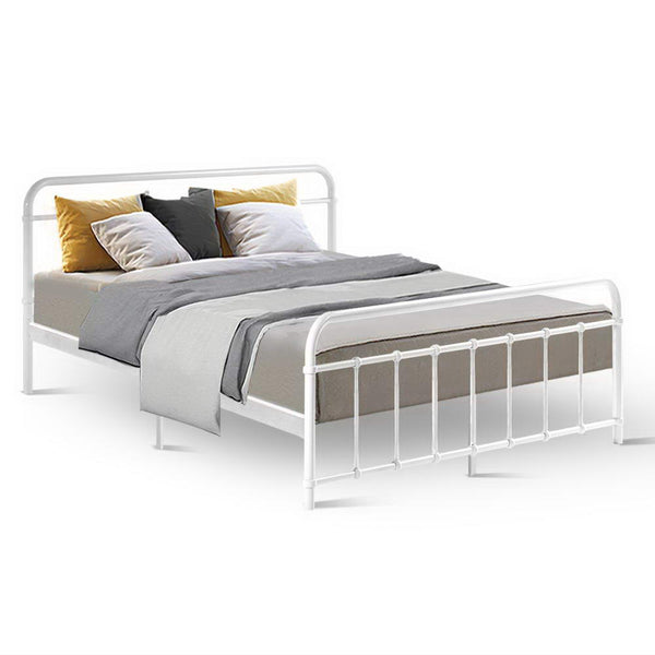 Pola Queen Bed Frame - White