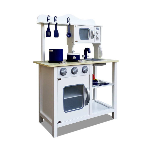 Kool Kids Play Kitchen -18 Piece - White