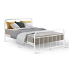 Pola Double Bed Frame - White