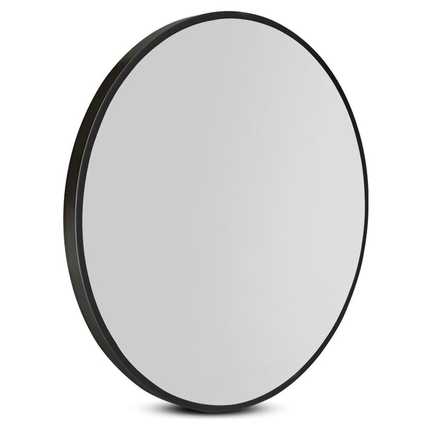 80cm Frameless Round Wall Mirror