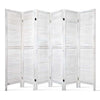 6 Panel Room Divider / Privacy Screen - White